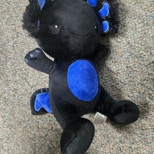 Fiesta Plush Brand Black & Blue Colored Axolotl Stuffed Animal Collectable